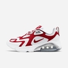 White Metallic Silver University Red